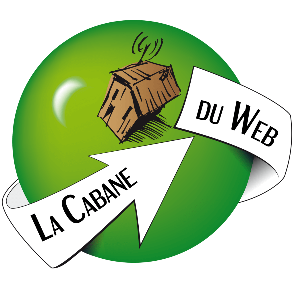 logo planete verte avec une cabane